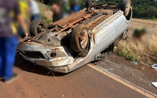 Moradores de Porto Mendes se envolvem em acidente no interior de Mercedes