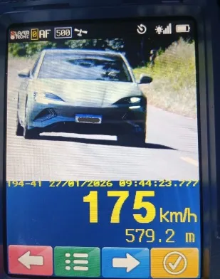 PRE registrou em janeiro 8.439 infrações de trânsito nas rodovias do Oeste