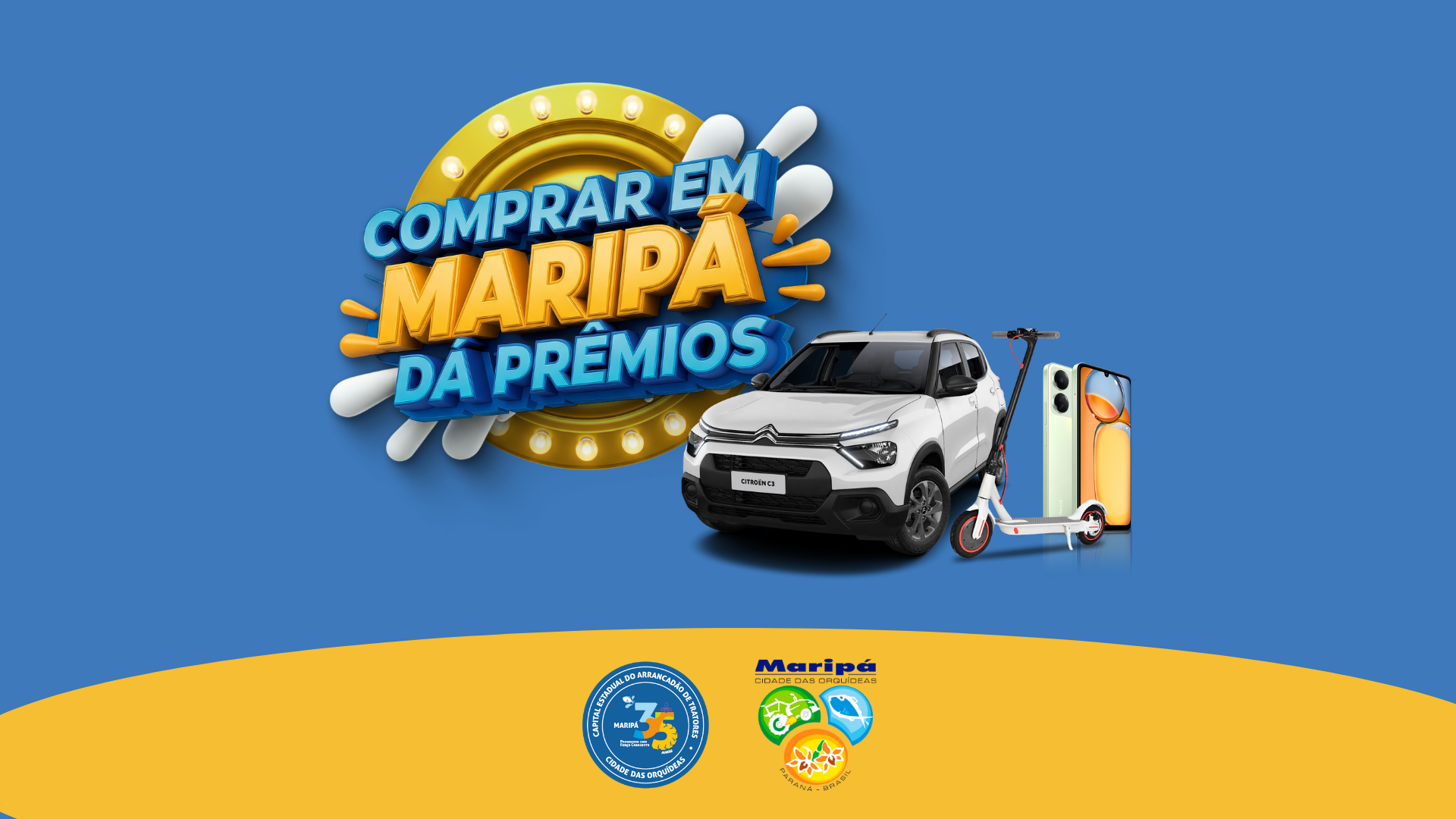 Última semana para cadastrar cupons na campanha “Comprar em Maripá Dá Prêmios”