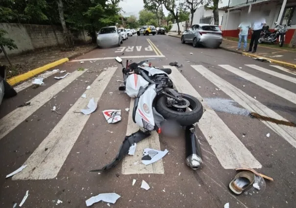 Motociclista vitima de acidente em Toledo morre no hospital