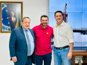 Prefeito Adriano Backes se reúne com o governador Ratinho Junior