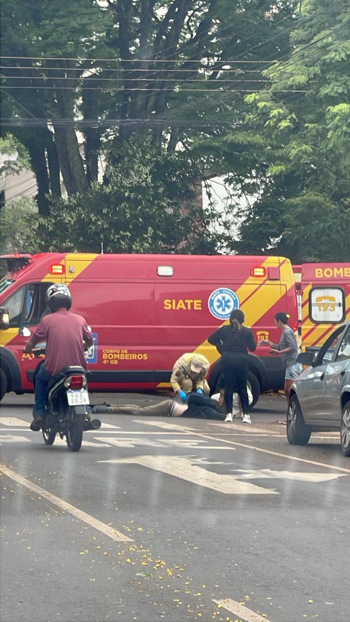 Vítima fica desacordada após acidente com patinete elétrico em Marechal Rondon