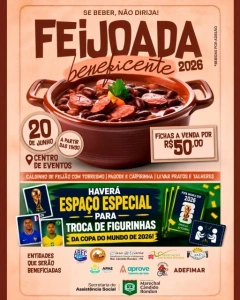 Feijoada Beneficente 2026 acontece neste sábado