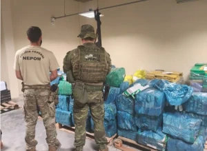 Forças policiais apreendem quase 1.500 quilos de maconha