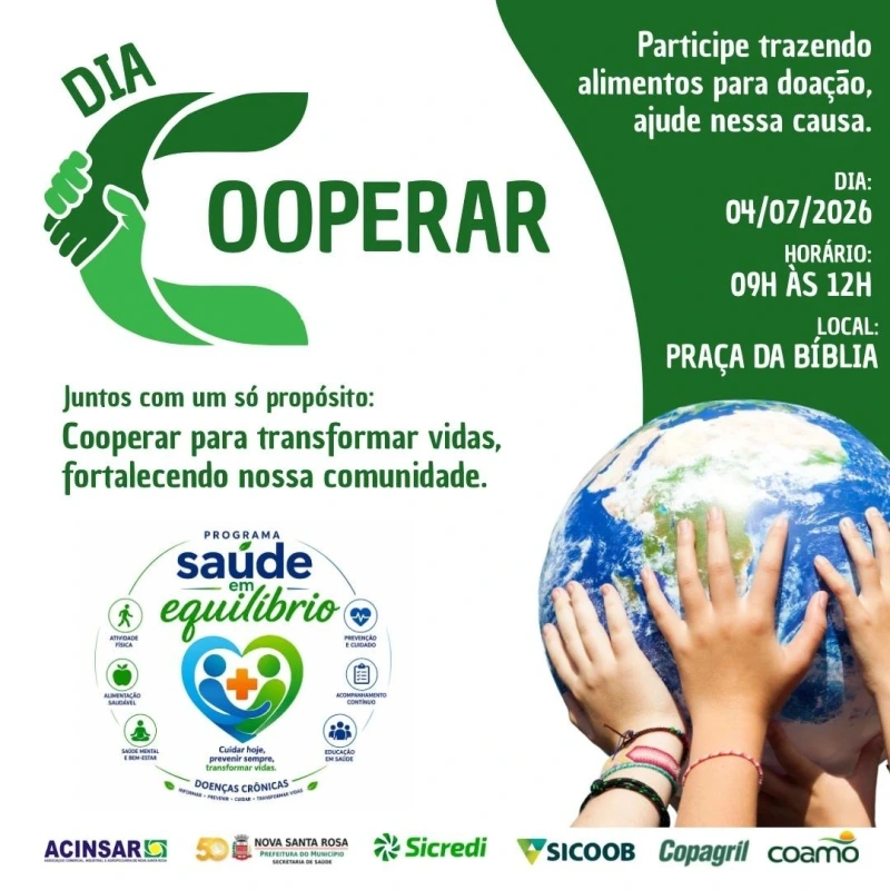 Secretaria de Saúde participará do Dia C com ações de prevenção, vacinação e promoção da saúde