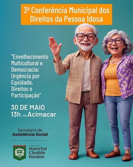 3ª Conferência Municipal dos Direitos da Pessoa Idosa acontece nesta sexta-feira