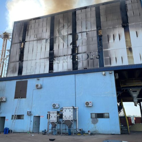 Incendio destroi Fabrica no interior de Marechal Rondon