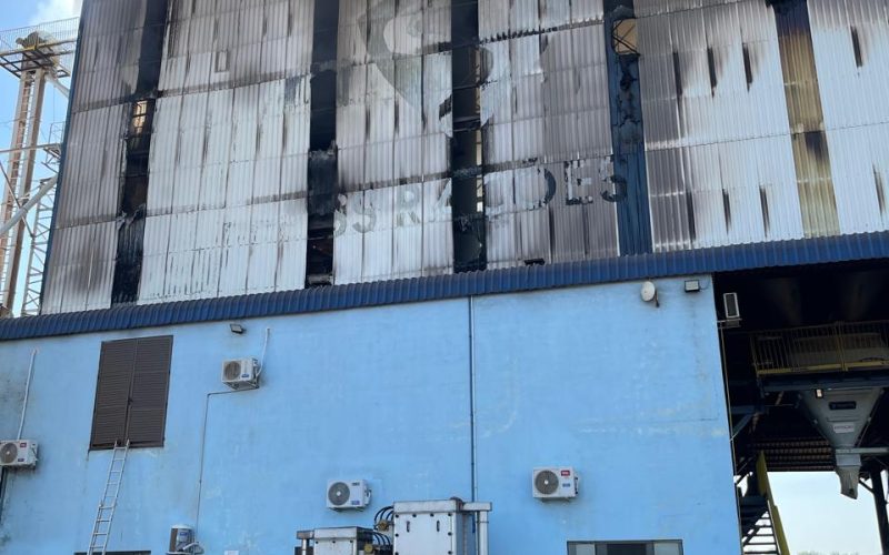 Incendio destroi Fabrica no interior de Marechal Rondon