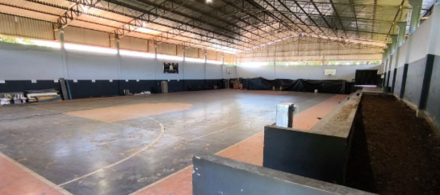 Ginásio do CAF passa por reformas