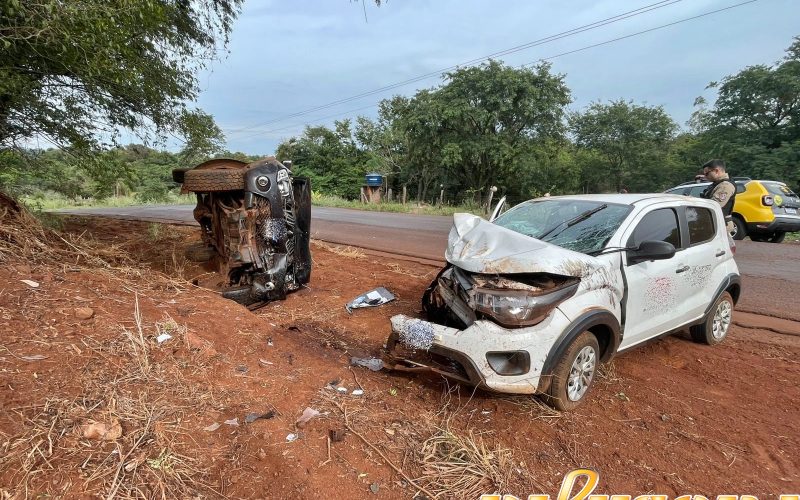 colisão frontal na rodovia Marechal a Margarida resulta no saldo de duas pessoas com ferimentos