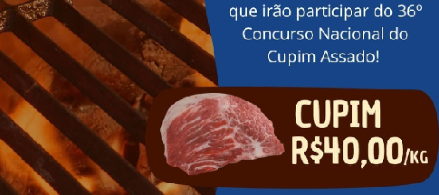 Pato Bragado inicia venda de cupim para o 36º Concurso Nacional do Cupim Assado