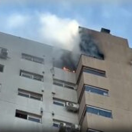 Incêndio em Edifício de Cascavel, deixa feridos