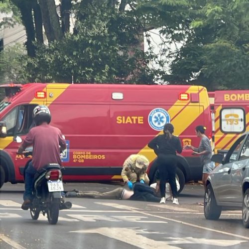 Vítima fica desacordada após acidente com patinete elétrico em Marechal Rondon