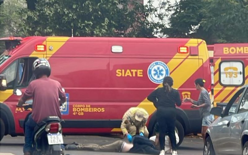 Vítima fica desacordada após acidente com patinete elétrico em Marechal Rondon