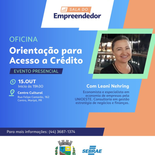Maripá promove 2º Seminário de Crédito com oficina de orientação para empreendedores