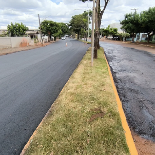 Obras de recape asfáltico no bairro Botafogo continuam