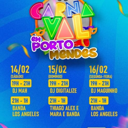 Tudo preparado para o feriadão de Carnaval em Porto Mendes