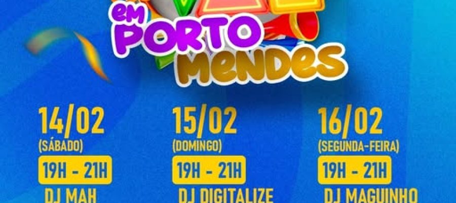 Tudo preparado para o feriadão de Carnaval em Porto Mendes