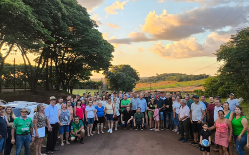 Prefeitura entrega oficialmente recape asfáltico na Linha Palmital