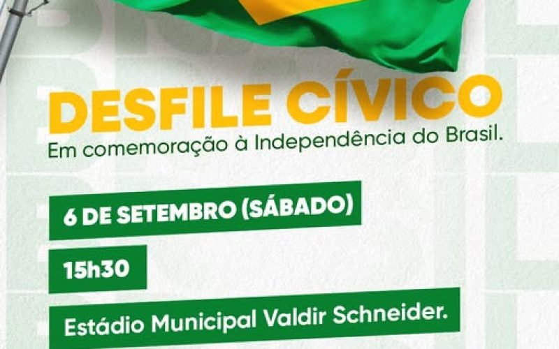 Desfile Cívico acontece neste sábado em Marechal Cândido Rondon