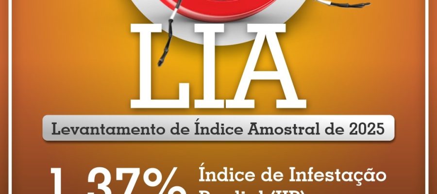 6º Levantamento de Índice Amostral de 2025 aponta índice de infestação do Aedes aegypti acima do recomendado em Quatro Pontes