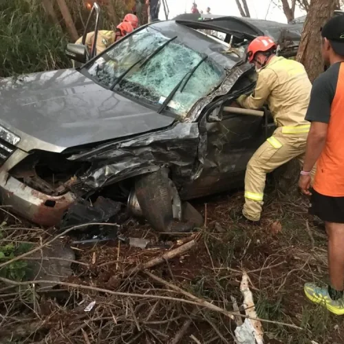 Empresário rondonense se envolve em acidente entre Marechal Rondon e Curvado