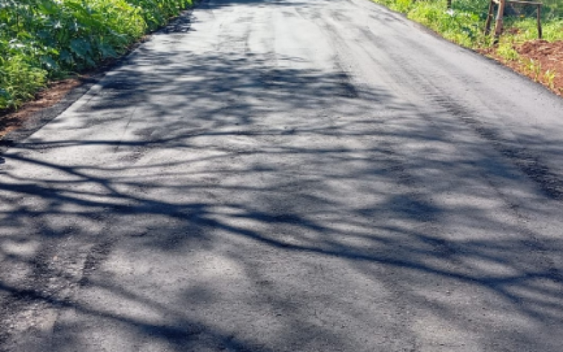 Prefeitura realiza melhorias no asfalto entre São Roque e Margarida