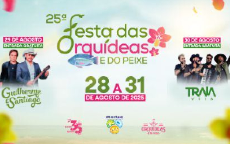 25ª Festa das Orquídeas e do Peixe supera expectativas e movimenta mais de 60 mil pessoas em Maripá