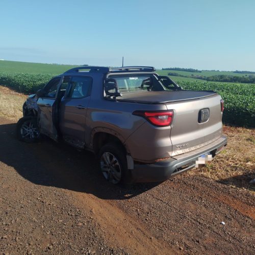 Homem bêbado provoca acidente em Maripá e é preso