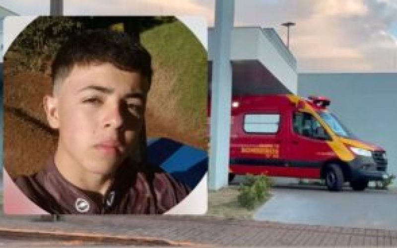 Adolescente morre após trator cair em lagoa de contenção