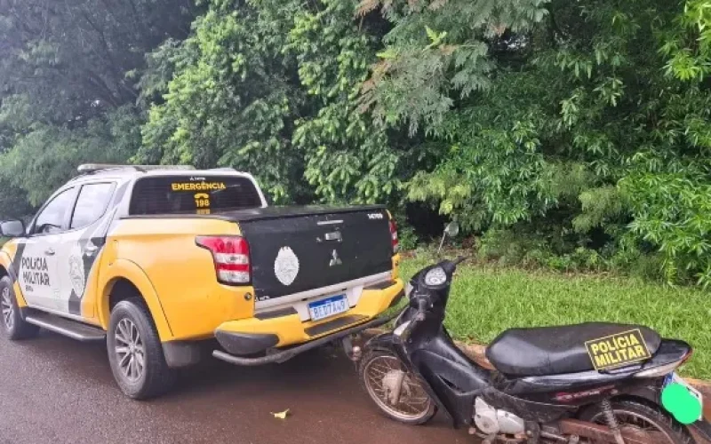Moto furtada em Toledo é recuperada em Santa Helena