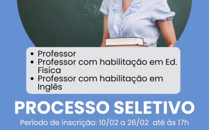 Prefeitura de Nova Santa Rosa abre Processo Seletivo Simplificado para professores
