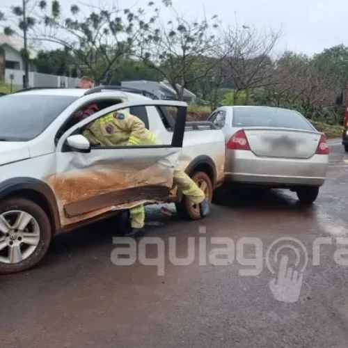 Acidente no trevo de acesso a Margarida deixa condutores feridos