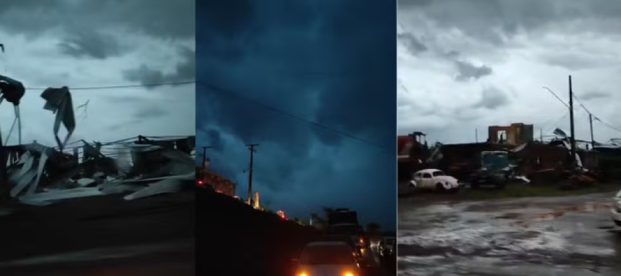 Tornado devasta cidades do Paraná e deixa cinco mortos e centenas de feridos