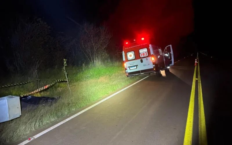 Homem morre atropelado
