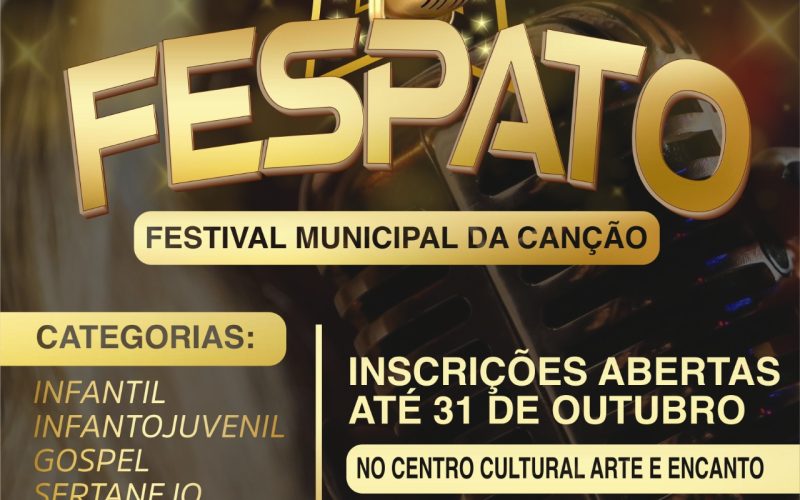 Abertas inscrições para o Festival da Canção de Pato Bragado – FESPATO