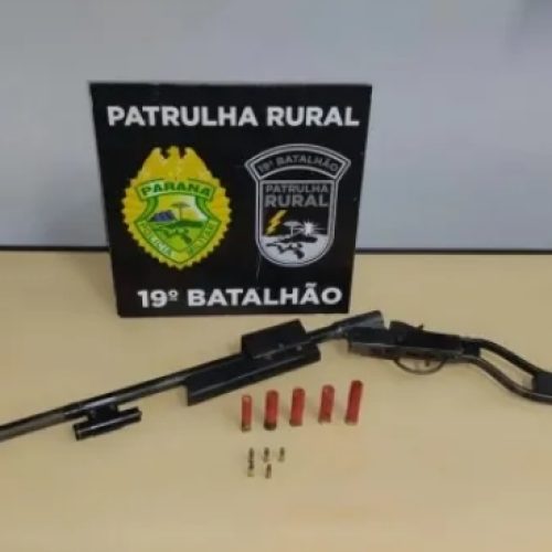 Homem é preso com arma de fogo no interior de Marechal Rondon