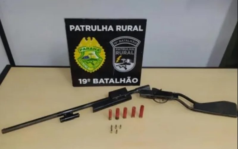 Homem é preso com arma de fogo no interior de Marechal Rondon
