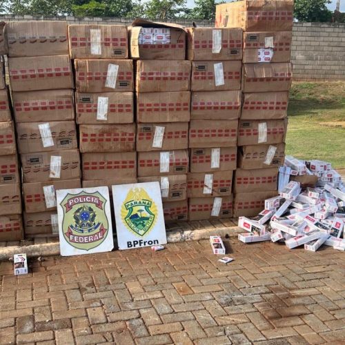 Mais de 2 mil pacotes de cigarros contrabandeados são localizados no interior rondonense
