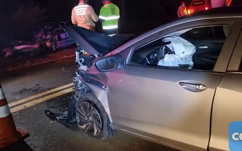Grave batida frontal deixa seis vítimas na BR-277, em Cascavel