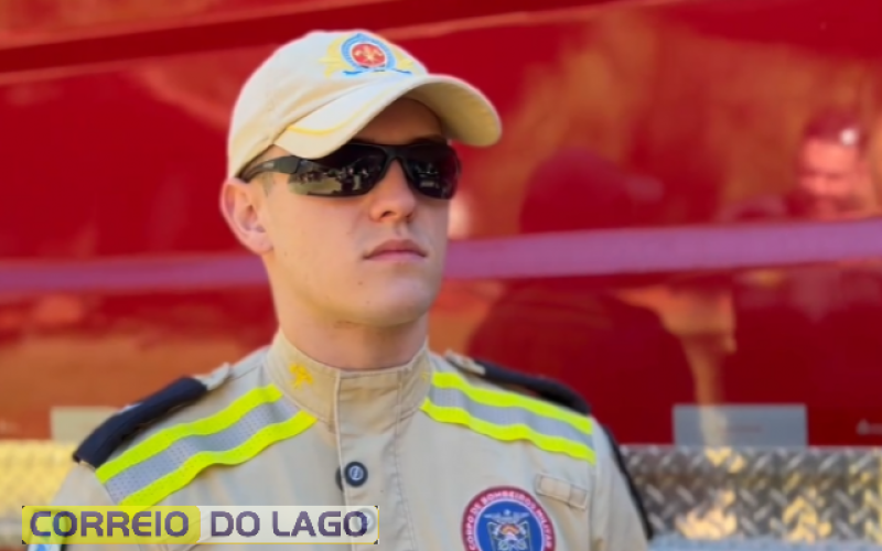 Aspirante a tenente Breno Mendonça fala sobre localização do corpo de jovem desaparecido no Lago de Itaipu em Santa Helena