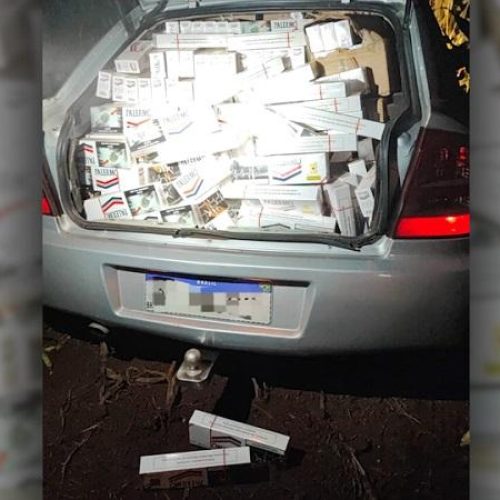 Policia apreende mais de mil pacotes de cigarros contrabandeados em Nova Santa Rosa
