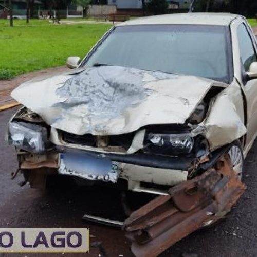 Homem é preso por embriaguez ao volante após causar acidente em distrito de Santa Helena