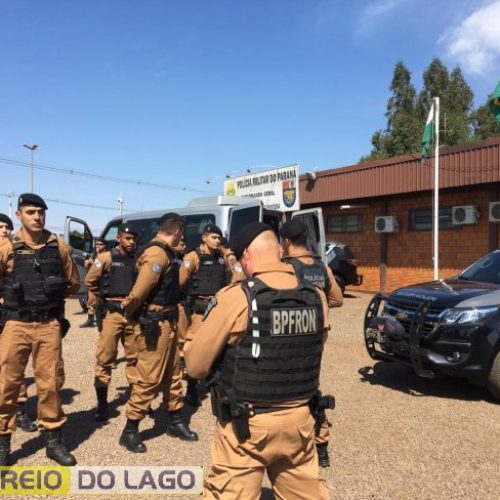 Após denúncia de maus-tratos a animais BPFron prende duas pessoas e apreende drogas em Santa Helena