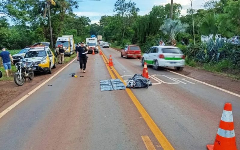 Jovem de 20 anos morre em acidente com moto a caminho do trabalho