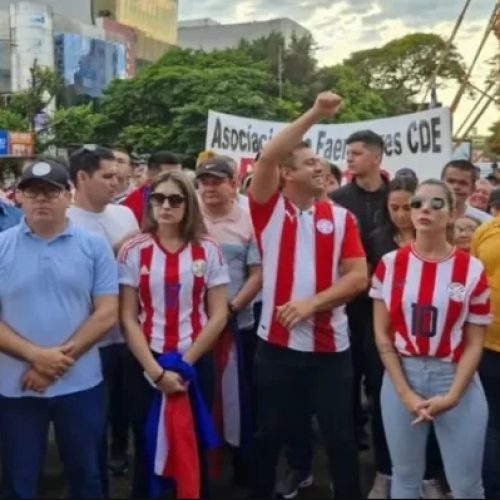 PROTESTO NO PARAGUAI PARALISA A FRONTEIRA NESTA TERÇA-FEIRA (25)