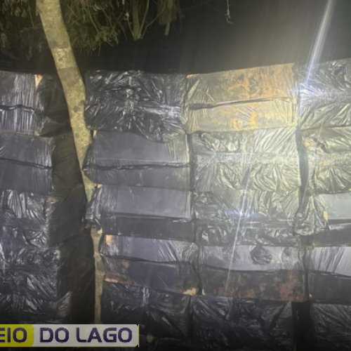 Polícia apreende 200 caixas de cigarros contrabandeados em Itaipulândia