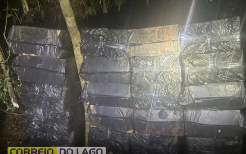 Polícia apreende 200 caixas de cigarros contrabandeados em Itaipulândia